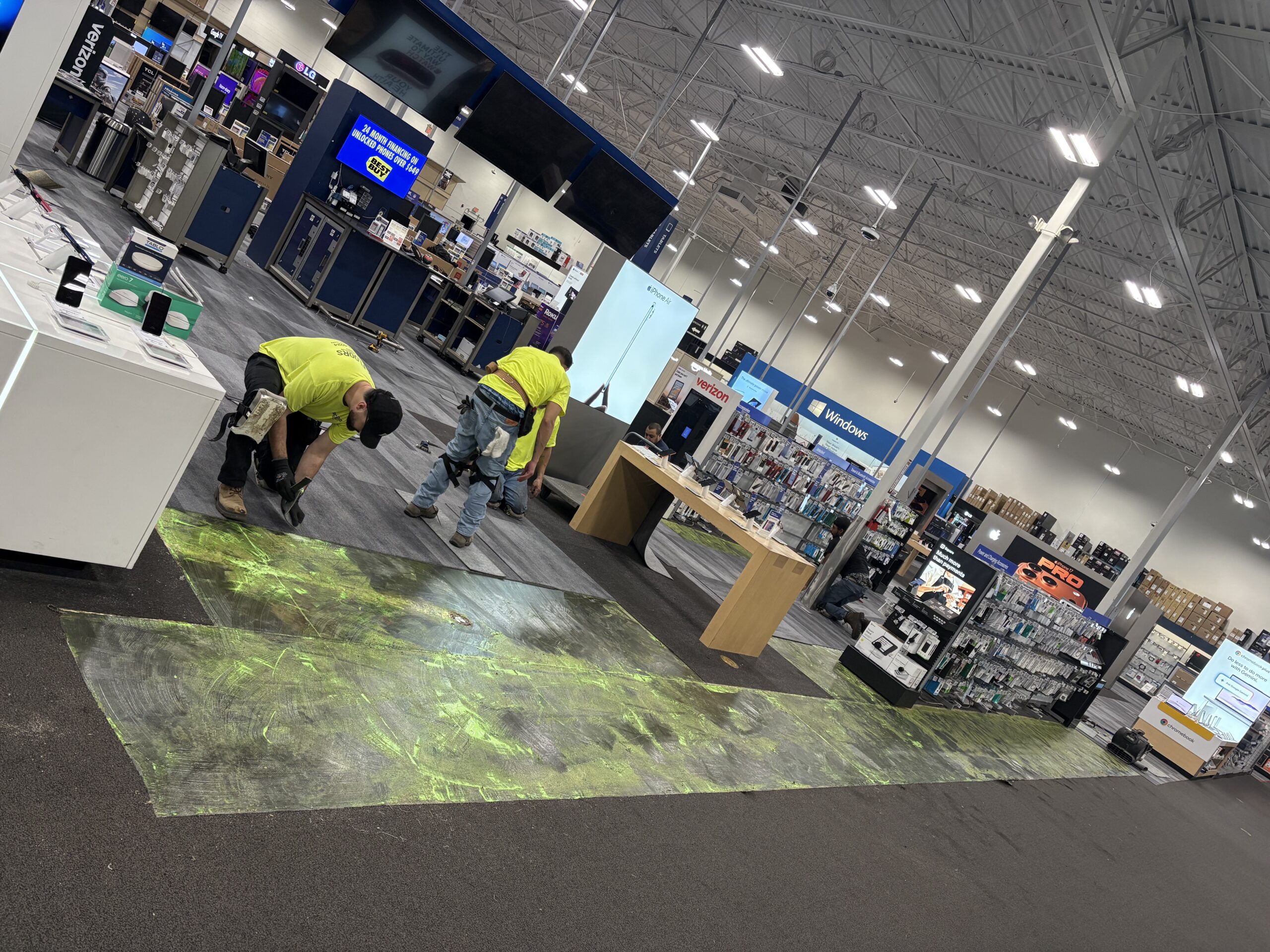 RC Floors commercial flooring installation